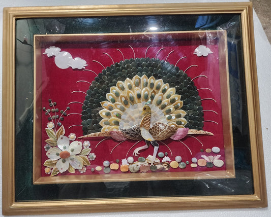 Dancing Peacock in Jade