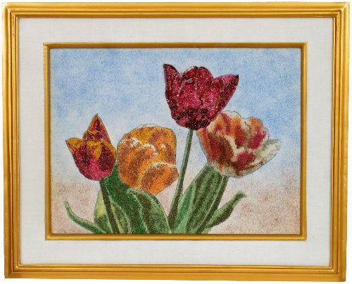 Beautiful tulip flowers